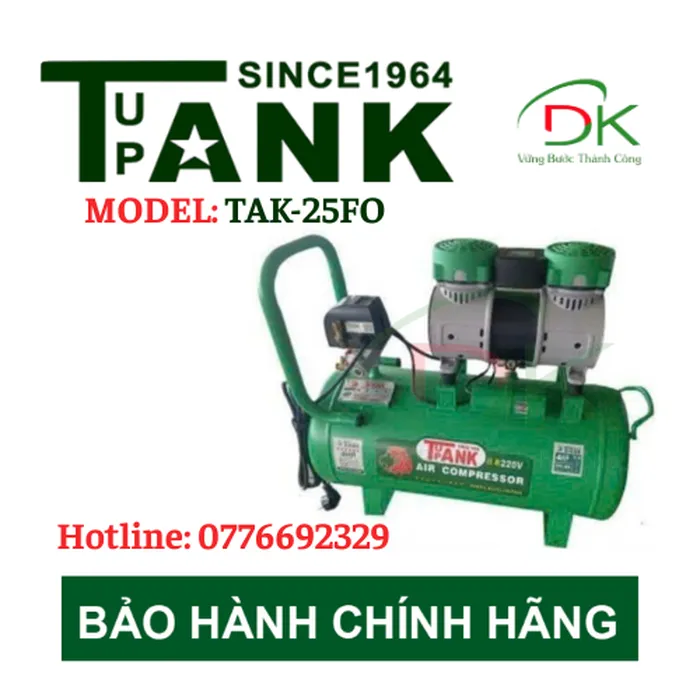 MÁY NÉN KHÍ KHÔNG DẦU TUPANK TAK-25FO