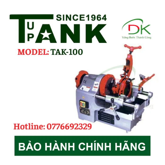 MÁY REN ỐNG KẼM INOX TUPANK TAK-100