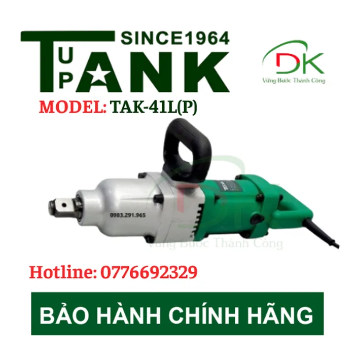 SÚNG VẶN BULOONG, MỞ ỐC TUPANK TAK-41L (Trục ngắn)