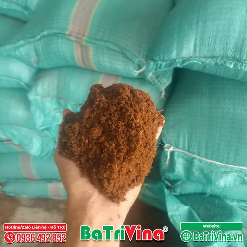 MỤN DỪA XỬ LÝ BAO 100 LÍT (65 X 105 CM)