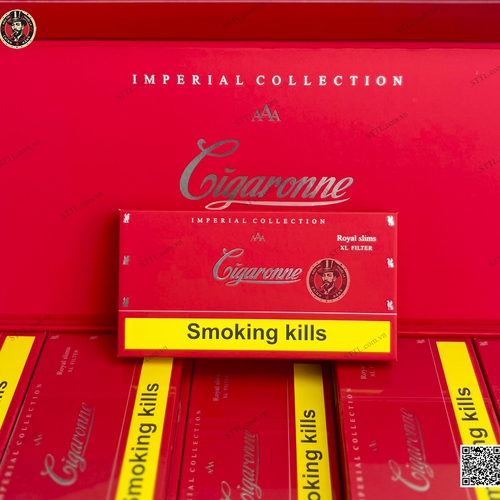 Cigaronne Royal Slims XL Filter AAA (Đỏ)