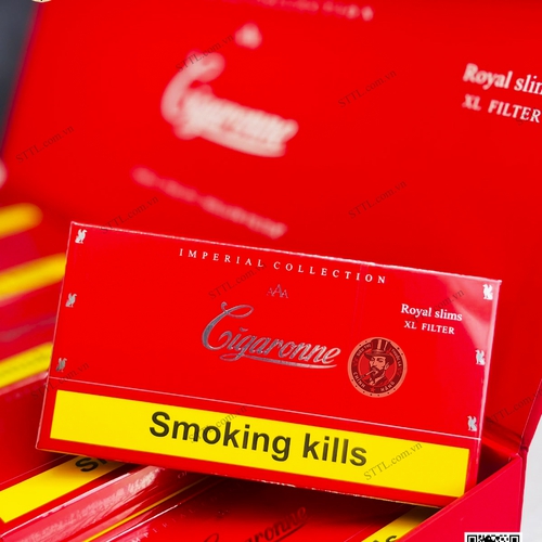 Cigaronne Royal Slims XL Filter AAA (Đỏ)