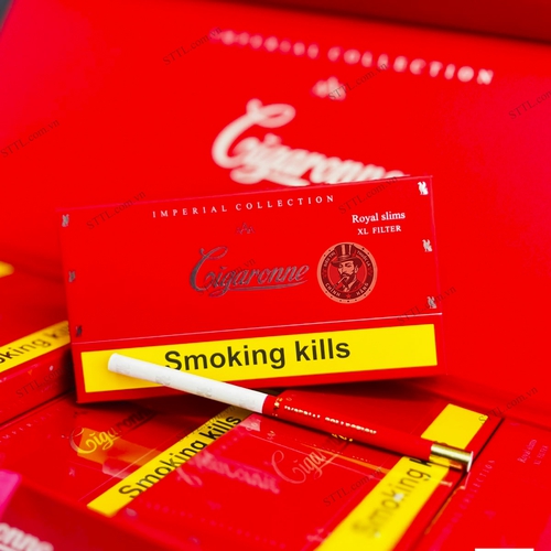Cigaronne Royal Slims XL Filter AAA (Đỏ)