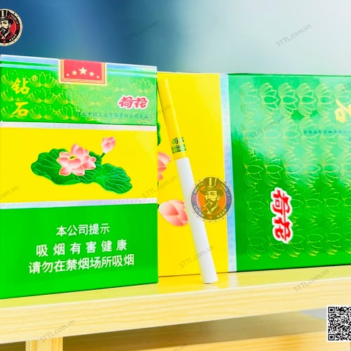 Thuốc Lá Sen Xanh 2 Ngăn (Hehua)