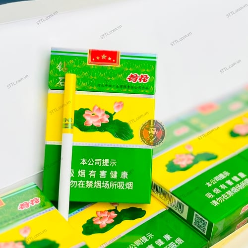 Thuốc Lá Sen Xanh 2 Ngăn (Hehua)