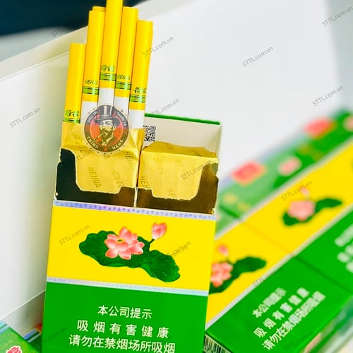 Thuốc Lá Sen Xanh 2 Ngăn (Hehua)