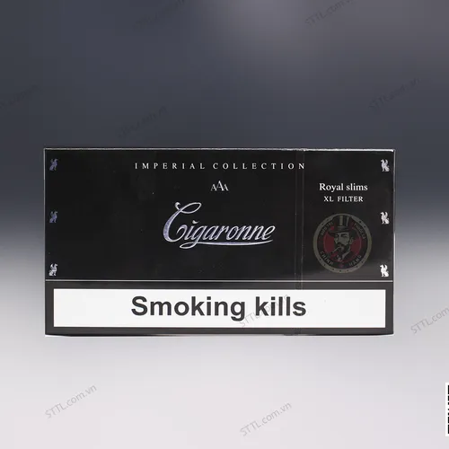 Cigaronne Royal Slims XL Filter Black