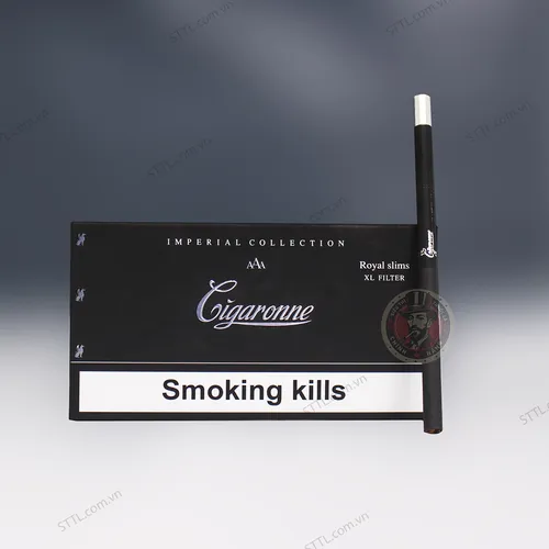 Cigaronne Royal Slims XL Filter Black