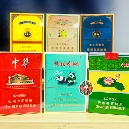 Combo 6 Thuốc Lá Trung Quốc Cao Cấp