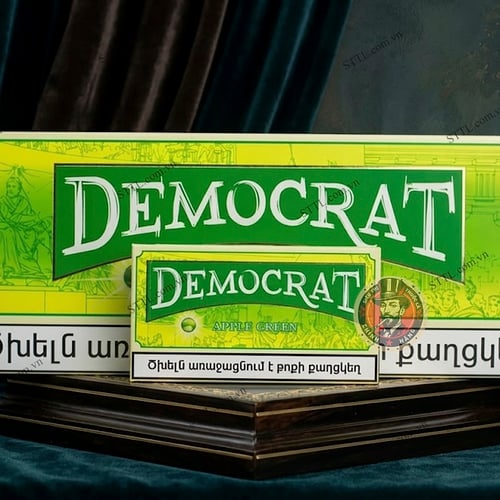 Thuốc Lá Democrat Green Slim (Vị Táo Điếu Bé)