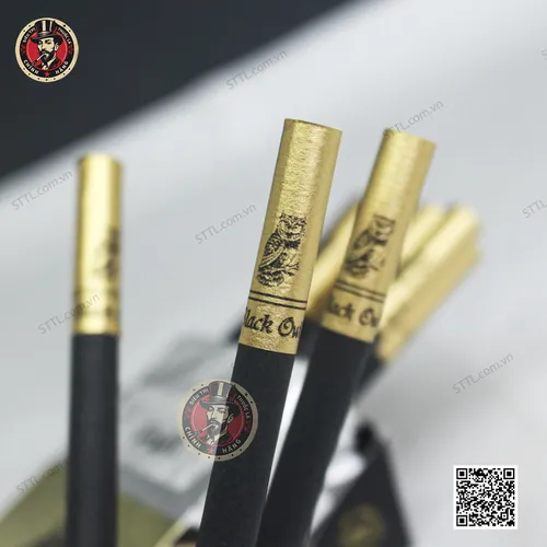 Thuốc Lá Black Owl Cú Mèo Điếu Lớn Vị Vani