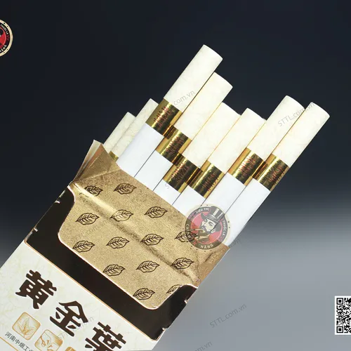 Thuốc Lá Hoàng Kim Diệp Hộp Gỗ Cao Cấp