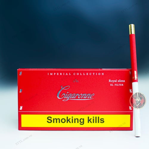 Cigaronne Royal Slims XL Filter AAA (Đỏ)
