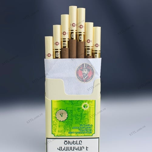 Thuốc Lá Democrat Green (Táo Bấm Bạc Hà)