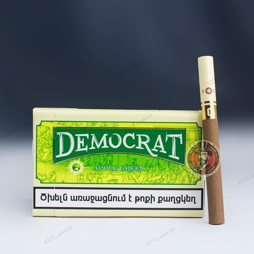 Thuốc Lá Democrat Green (Táo Bấm Bạc Hà)