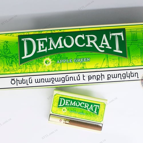 Thuốc Lá Democrat Green (Táo Bấm Bạc Hà)