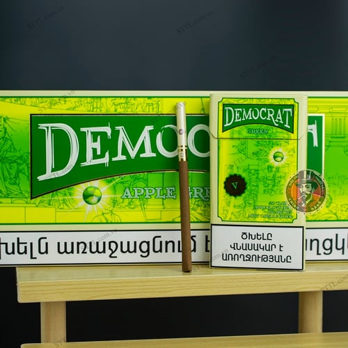 Thuốc Lá Democrat Green Slim (Vị Táo Điếu Bé)