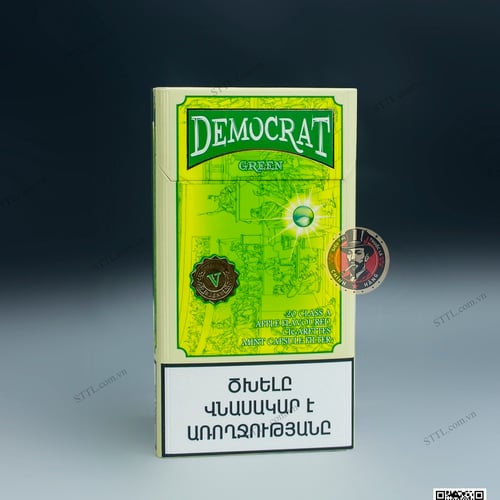 Thuốc Lá Democrat Green Slim (Vị Táo Điếu Bé)