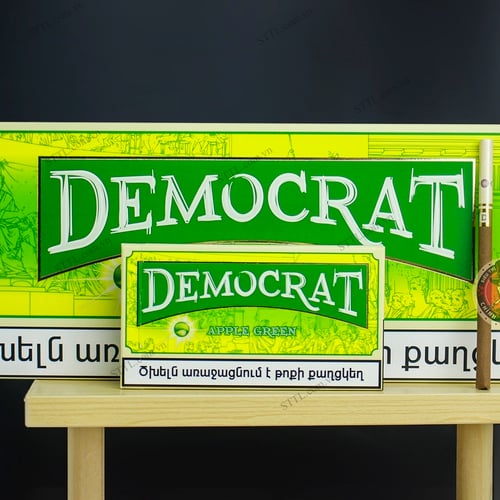 Thuốc Lá Democrat Green Slim (Vị Táo Điếu Bé)