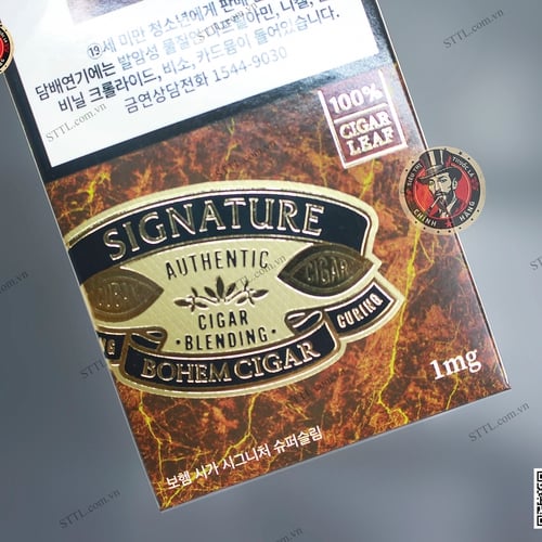 Thuốc Lá Bohem Cigar Signature 1mg