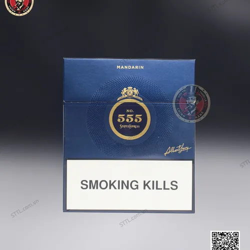 555 Mandarin ( Dẹt Xanh 2 Ngăn )