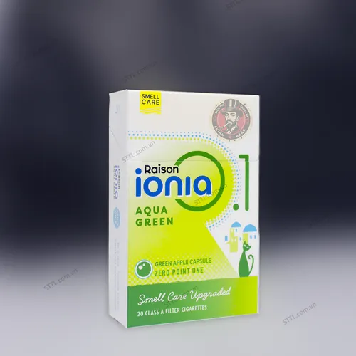 Thuốc Lá Raison Ionia Aqua Green ( Táo Xanh )