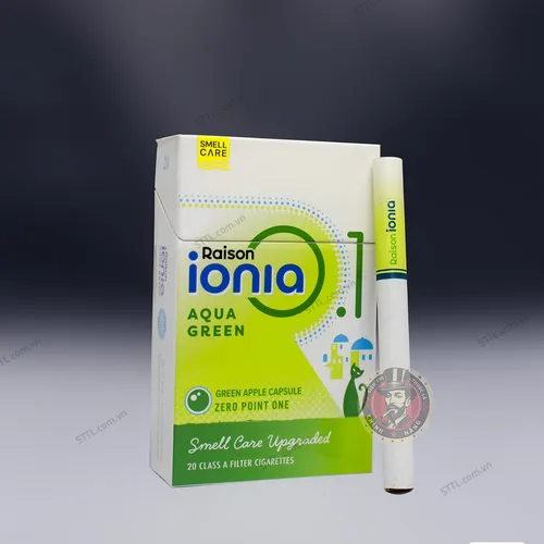 Thuốc Lá Raison Ionia Aqua Green ( Táo Xanh )
