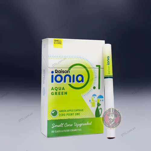 Thuốc Lá Raison Ionia Aqua Green ( Táo Xanh )