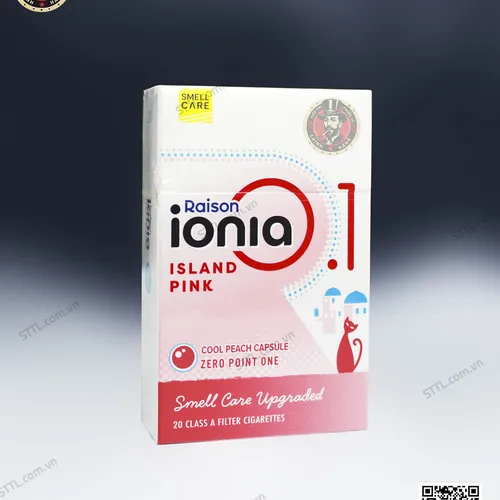 Thuốc Lá Raison Ionia Island Pink ( Đào )