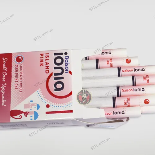 Thuốc Lá Raison Ionia Island Pink ( Đào )