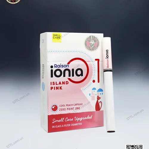 Thuốc Lá Raison Ionia Island Pink ( Đào )