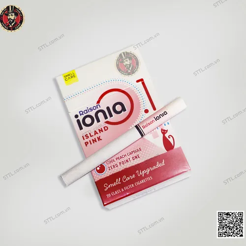 Thuốc Lá Raison Ionia Island Pink ( Đào )
