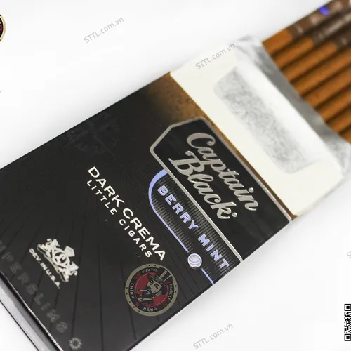 Captani Black Crema Berry Mint Slim (Trái Cây Bạc Hà) 
