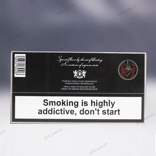 Thuốc Lá Cigaronne Royal Slims XL Filter Black