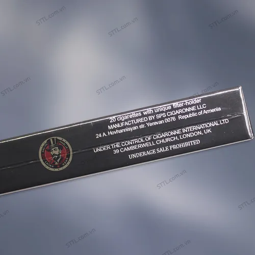 Thuốc Lá Cigaronne Royal Slims XL Filter Black