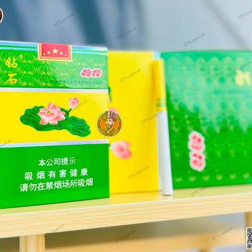 Thuốc Lá Sen Xanh 2 Ngăn (Hehua)