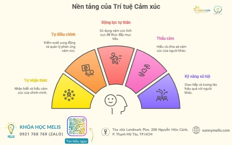 Năm khía cạnh chính theo mô hình của Daniel Goleman