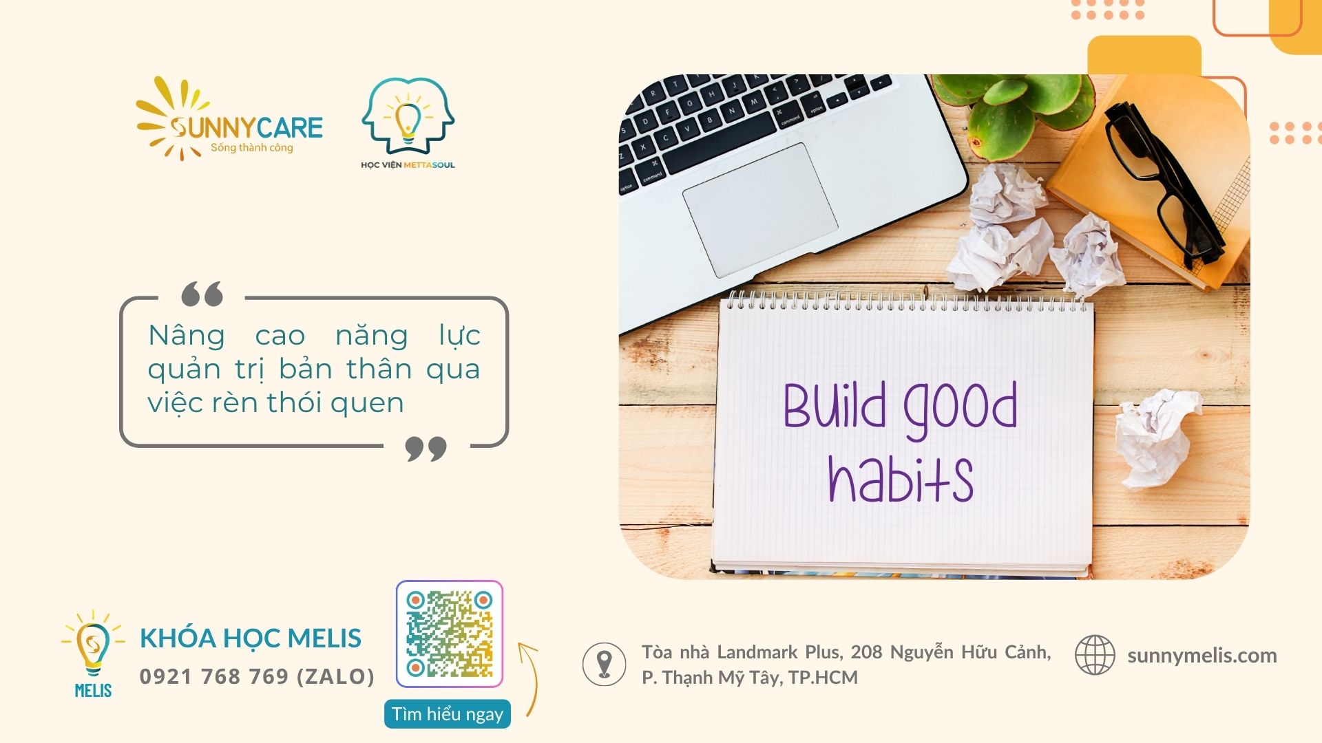 Nâng cao năng lực quản trị bản thân qua việc rèn thói quen