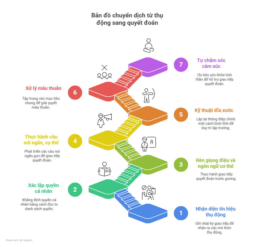 Bản đồ chuyển dịch từ thụ động sang quyết đoán