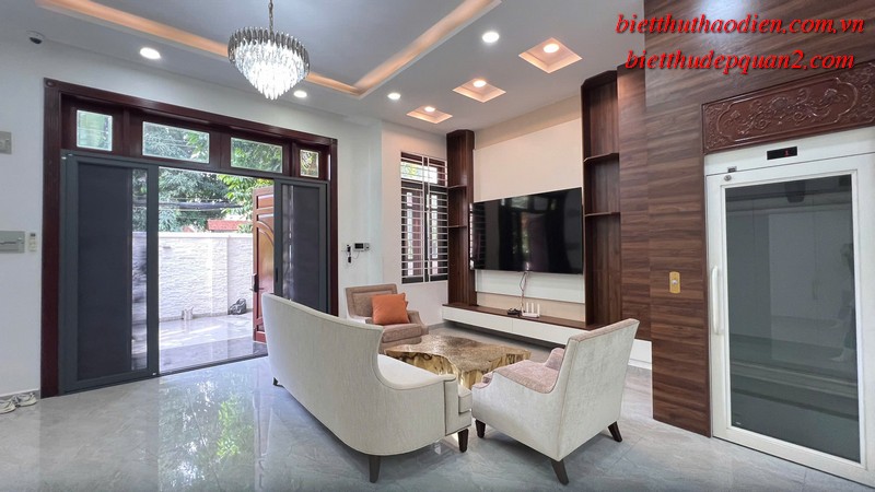 Không gian nội thất rộng rãi biệt thự Thảo Điền Không gian nội thất rộng rãi biệt thự Thảo Điền