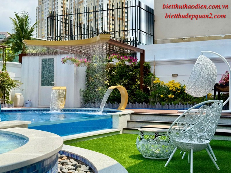 Dinh thự Thảo Điền có hồ bơi riêng sang trọng Dinh thự Thảo Điền có hồ bơi riêng sang trọng