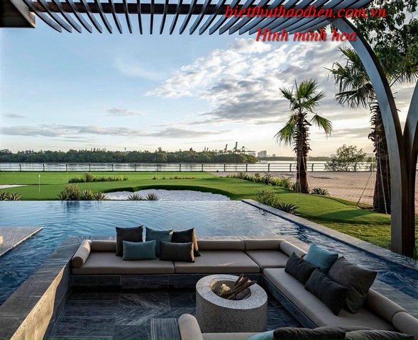 Bán biệt thự bờ sông Bình An Bán biệt thự bờ sông Bình An