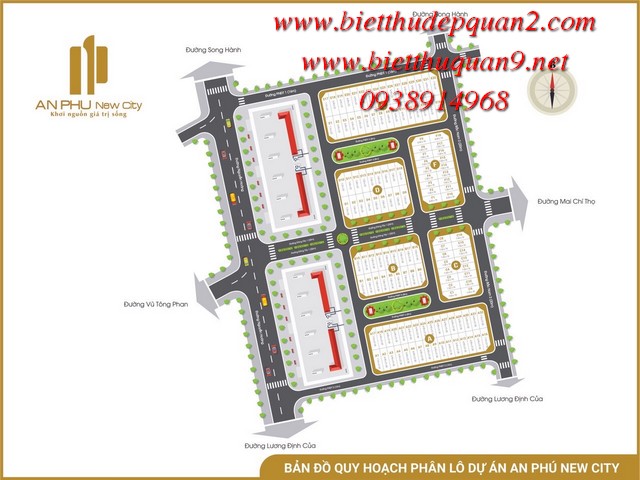 bán nhà khu an phú new city