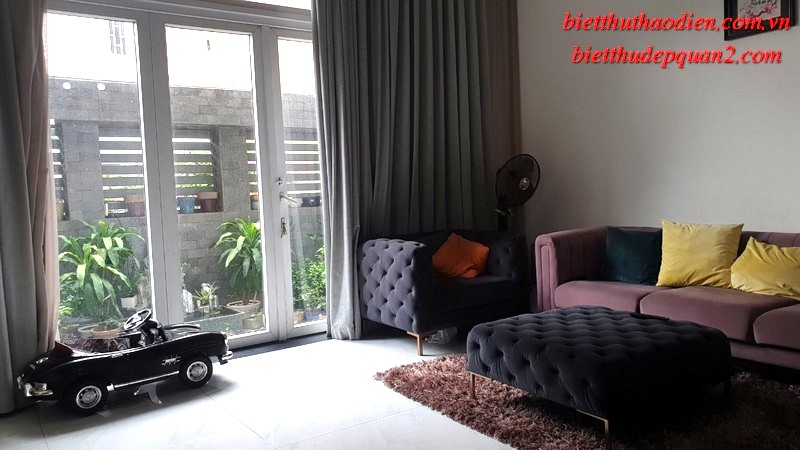 Mặt tiền biệt thự Thảo Điền hiện đại Mặt tiền biệt thự Thảo Điền hiện đại