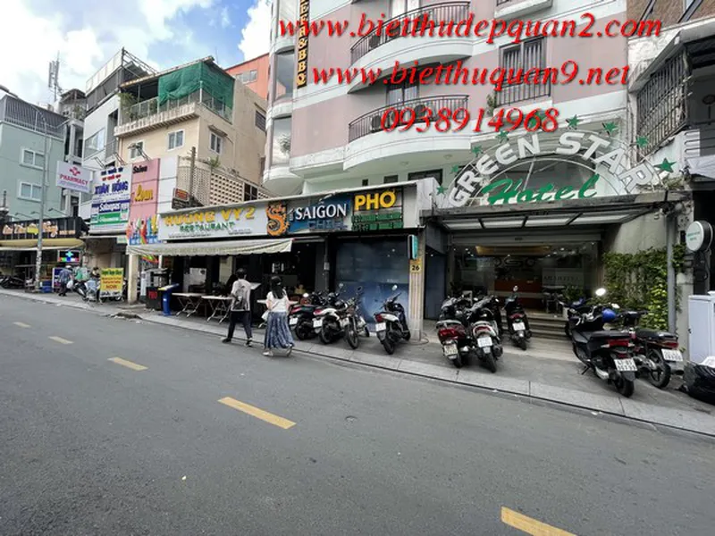 Bán khách sạn phố Bùi Viện Quận 1