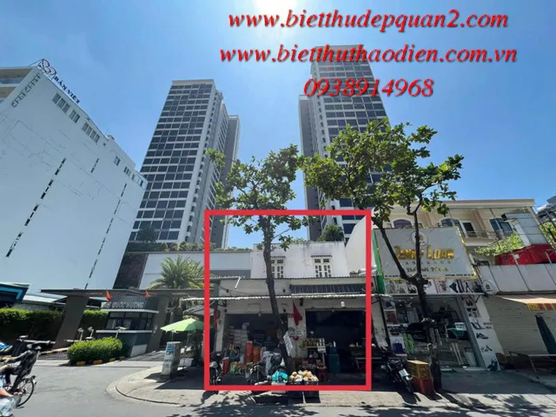 Bán nhà đất mặt tiền đường Quốc Hương phường Thảo Điền