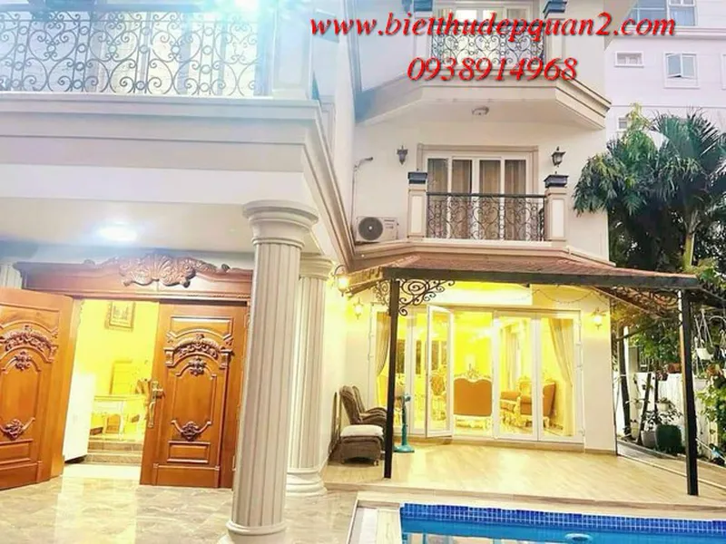 Biệt thự đẹp nội khu Nguyễn Văn Hưởng phường Thảo Điền