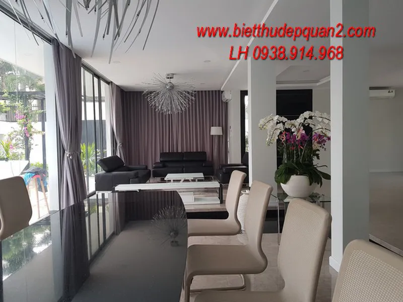 BIỆT THỰ ĐẸP THẢO ĐIỀN, HỒ BƠI SÂN VƯỜN RỘNG