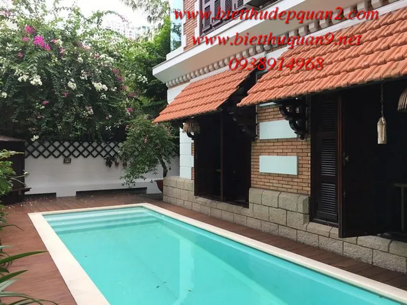 BIỆT THỰ THẢO ĐIỀN CÓ HỒ CHO THUÊ