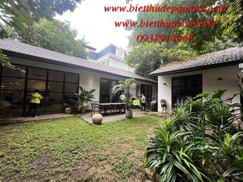 Biệt thự trệt khu Fideco Thảo Điền - Khu biệt thự sang trọng và hiện đại tại Quận 2, TP.HCM